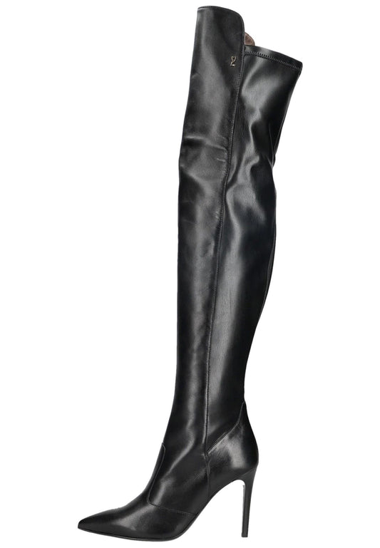 Nero Giardini Stiefel Lederimitat Schwarz