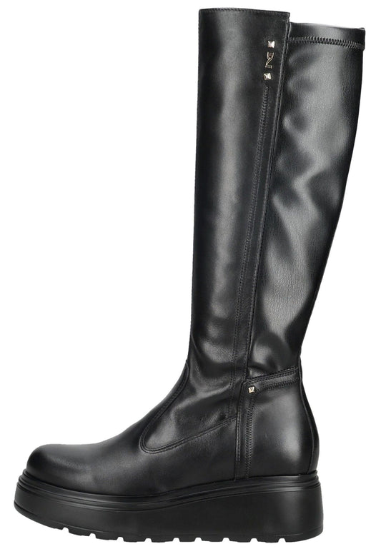 Nero Giardini Stiefel Lederimitat Schwarz