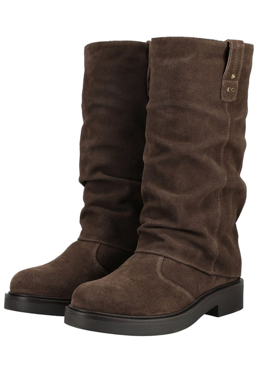 Nero Giardini Stiefel Veloursleder Dunkelbraun