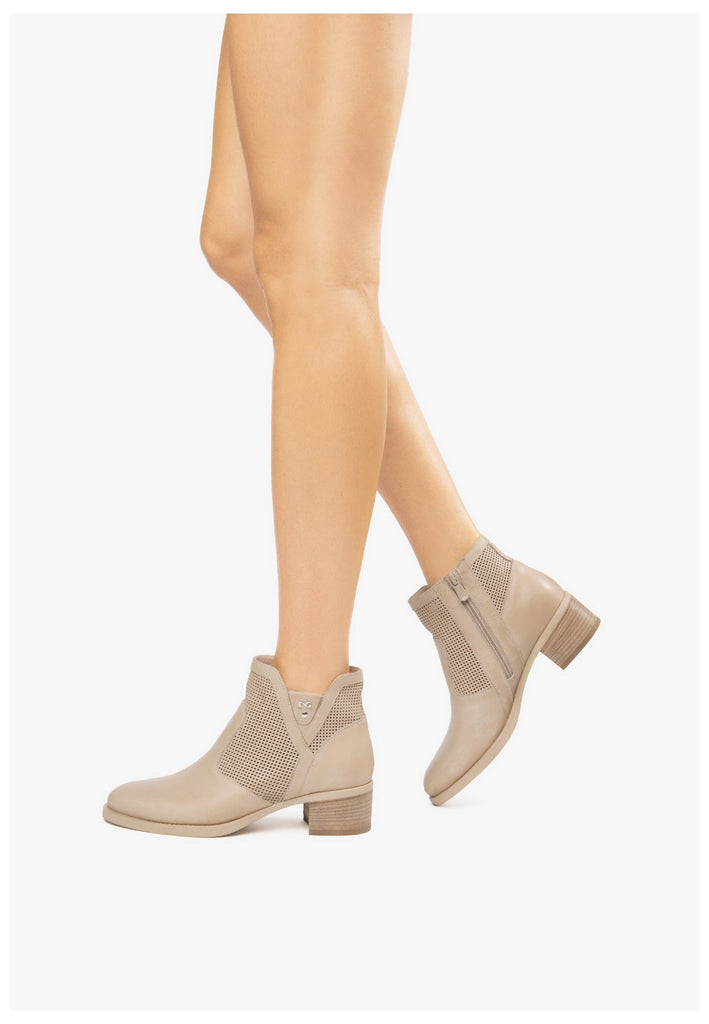 Nero Giardini Stiefelette Leder Champagne