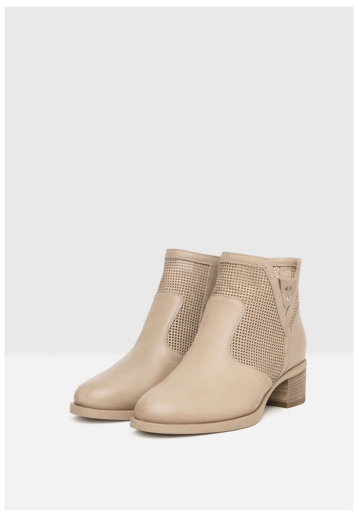 Nero Giardini Stiefelette Leder Champagne