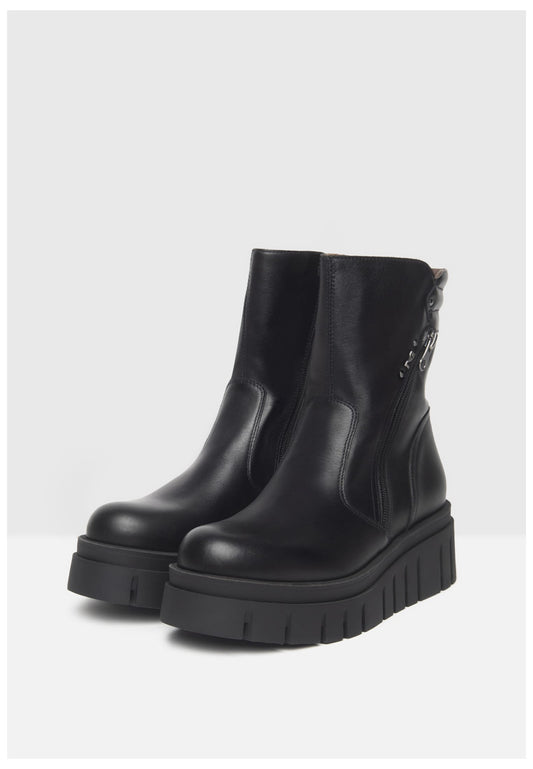 Nero Giardini Stiefelette Leder Schwarz