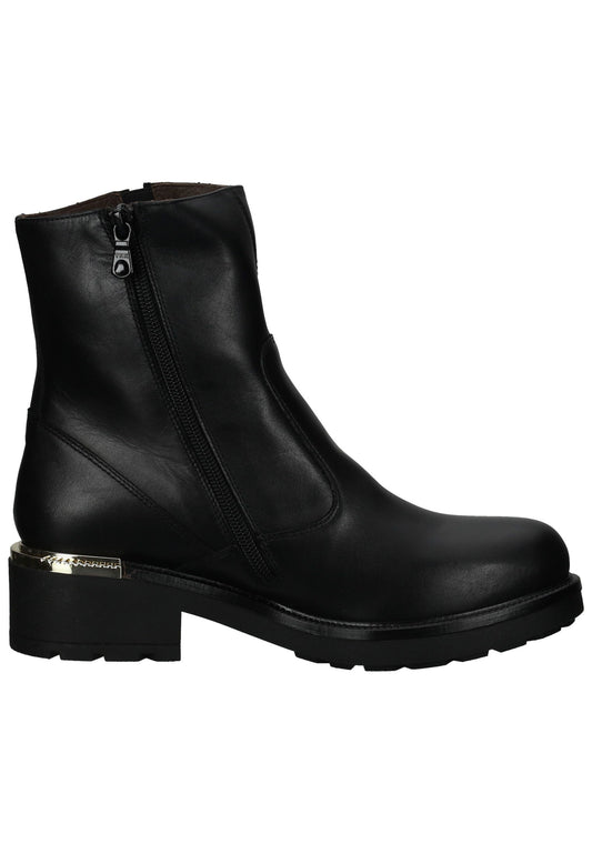Nero Giardini Stiefelette Leder Schwarz/Gold