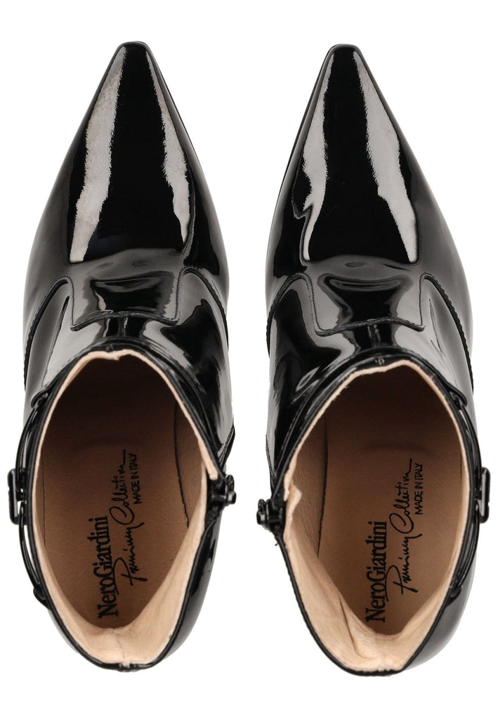 Nero Giardini Stiefelette Leder Schwarz Lack