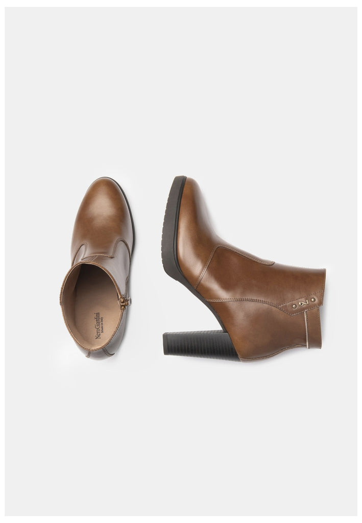 Nero Giardini Stiefelette Leder/Synthetik Braun