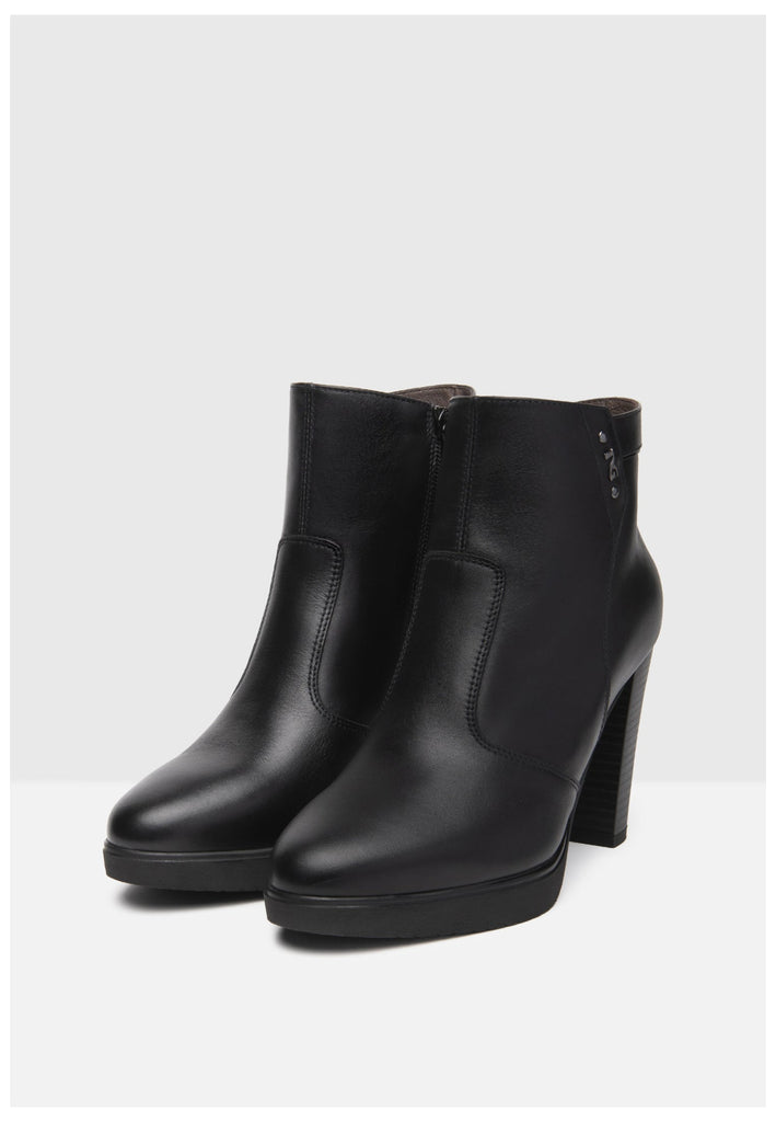 Nero Giardini Stiefelette Leder/Synthetik Schwarz