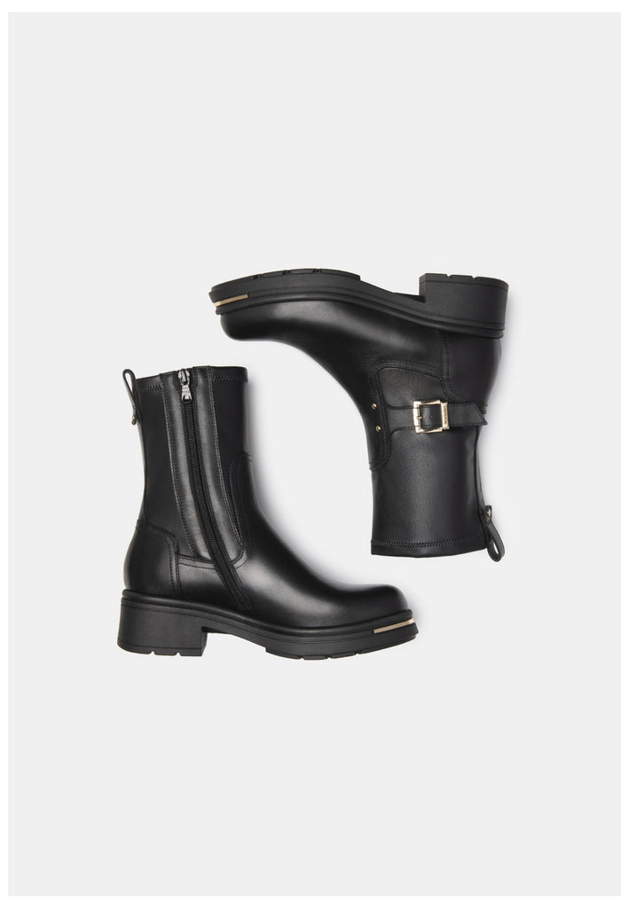 Nero Giardini Stiefelette Leder/Synthetik Schwarz