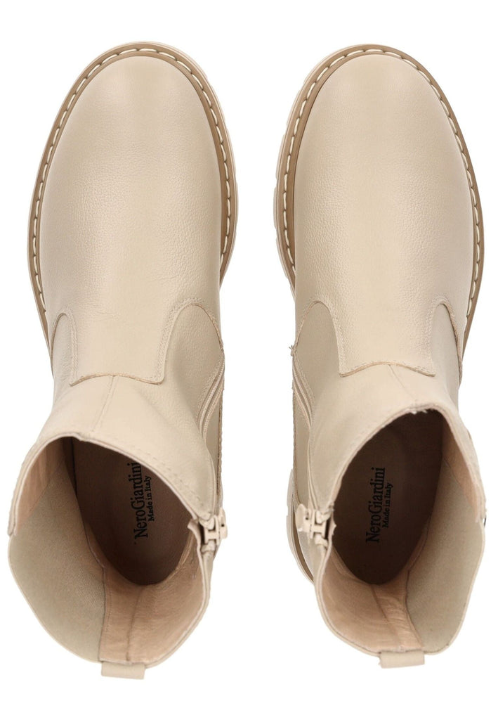 Nero Giardini Stiefelette Leder/Textil Beige