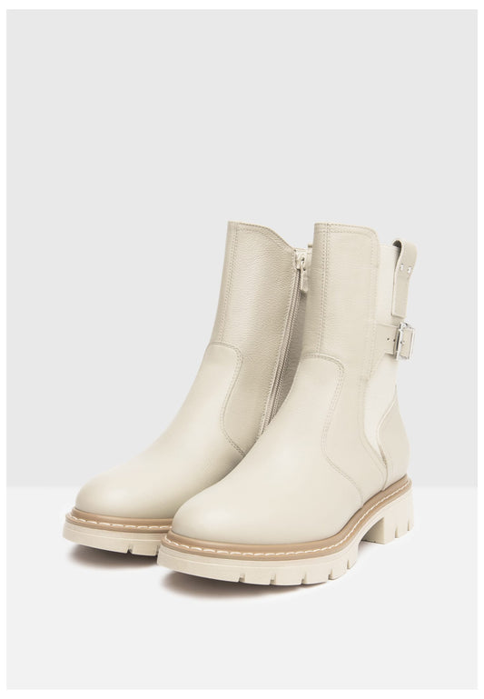 Nero Giardini Stiefelette Leder/Textil Beige