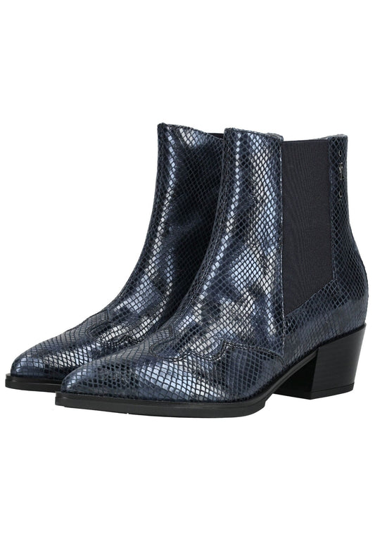 Nero Giardini Stiefelette Leder/Textil Dunkelblau