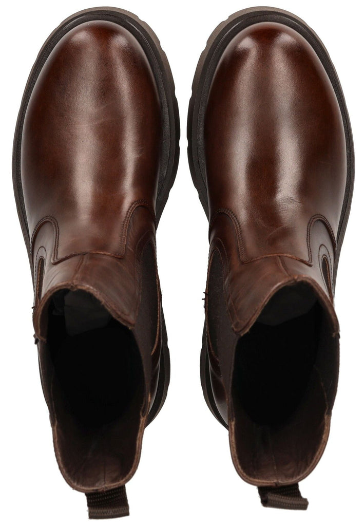 Nero Giardini Stiefelette Leder/Textil Dunkelbraun