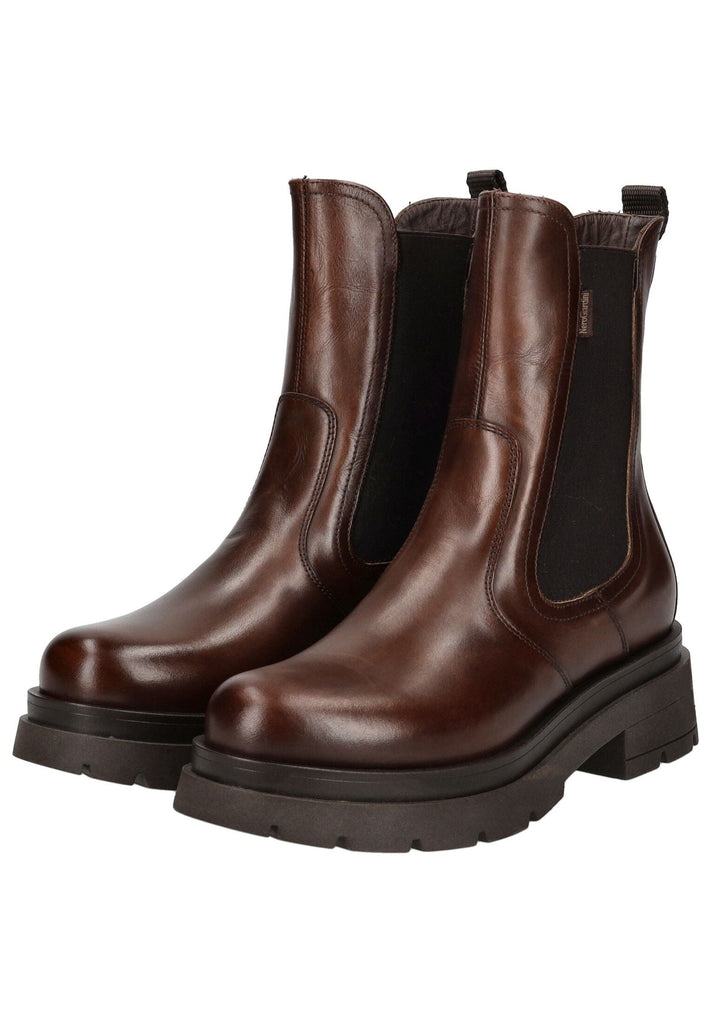 Nero Giardini Stiefelette Leder/Textil Dunkelbraun