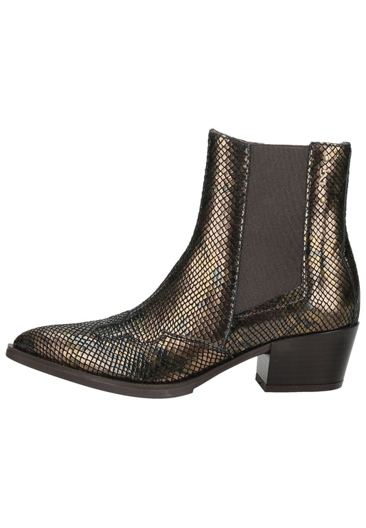 Nero Giardini Stiefelette Leder/Textil Dunkelbraun