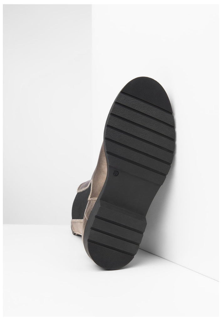 Nero Giardini Stiefelette Leder/Textil Gold