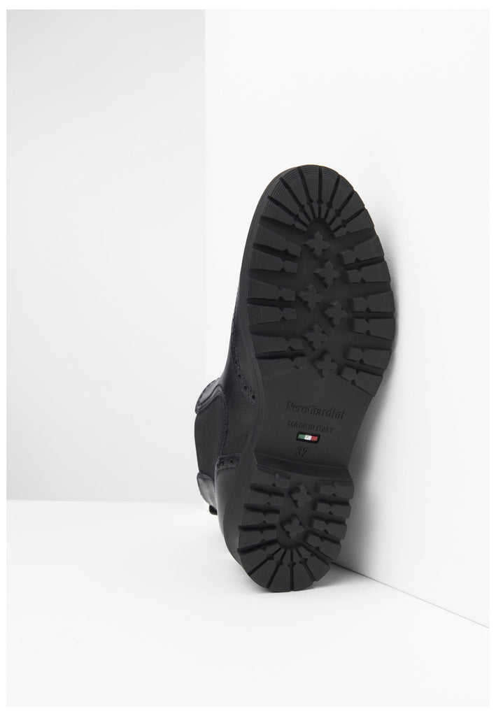 Nero Giardini Stiefelette Leder/Textil Schwarz