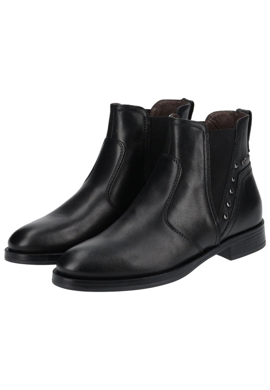 Nero Giardini Stiefelette Leder/Textil Schwarz