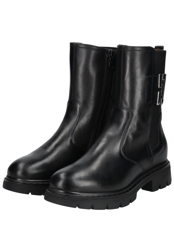 Nero Giardini Stiefelette Leder/Textil Schwarz