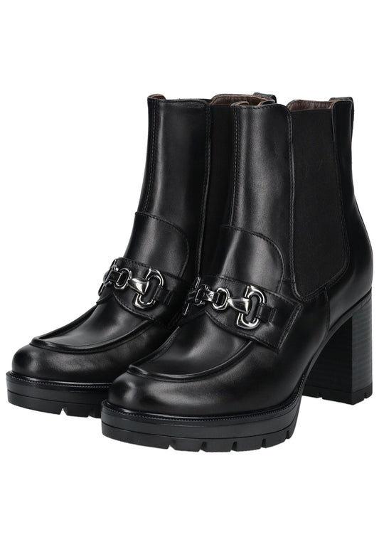 Nero Giardini Stiefelette Leder/Textil Schwarz