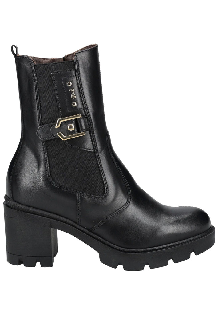 Nero Giardini Stiefelette Leder/Textil Schwarz