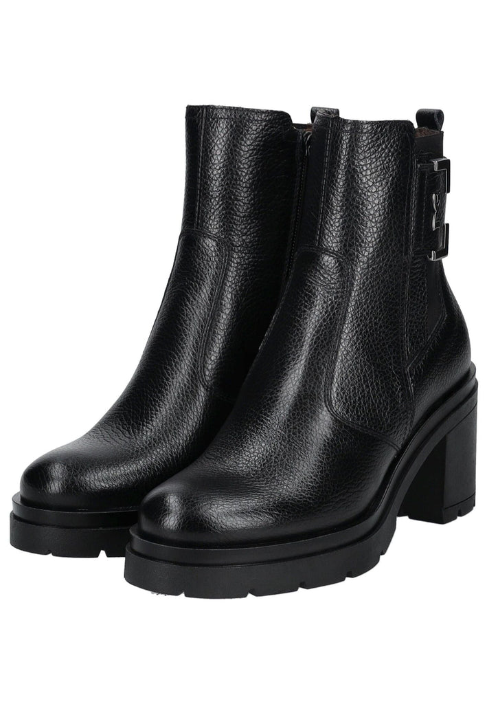 Nero Giardini Stiefelette Leder/Textil Schwarz