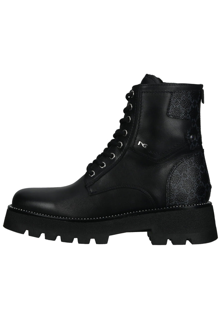 Nero Giardini Stiefelette Leder/Textil Schwarz