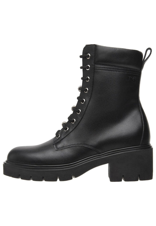 Nero Giardini Stiefelette Leder/Textil Schwarz