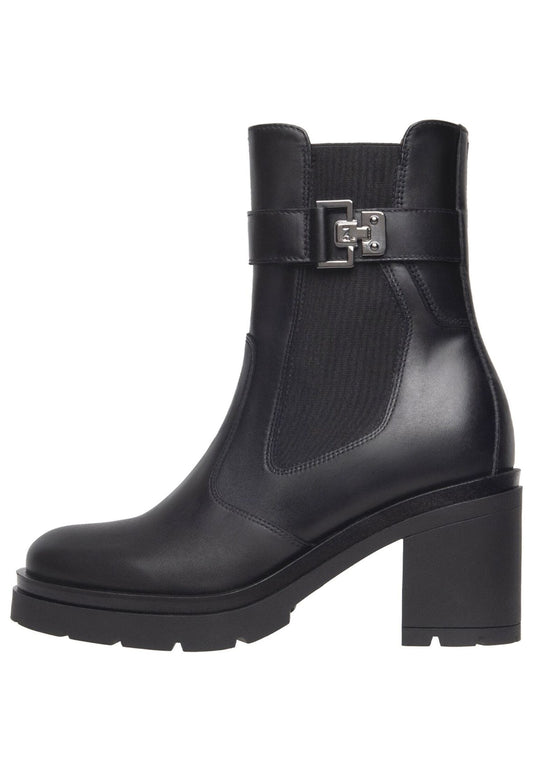 Nero Giardini Stiefelette Leder/Textil Schwarz