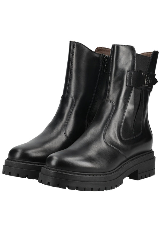 Nero Giardini Stiefelette Leder/Textil Schwarz