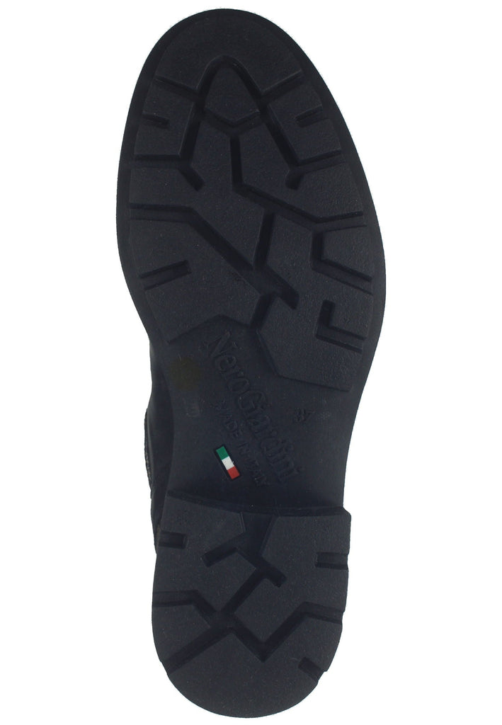 Nero Giardini Stiefelette Leder/Textil Schwarz Kombi