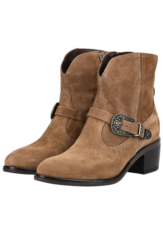 Nero Giardini Stiefelette Nubukleder Braun