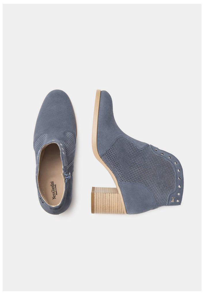 Nero Giardini Stiefelette Veloursleder Avio