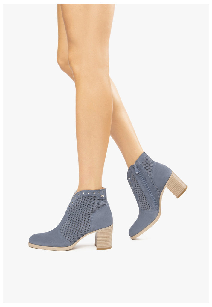 Nero Giardini Stiefelette Veloursleder Avio