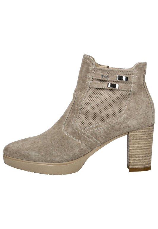 Nero Giardini Stiefelette Veloursleder Beige
