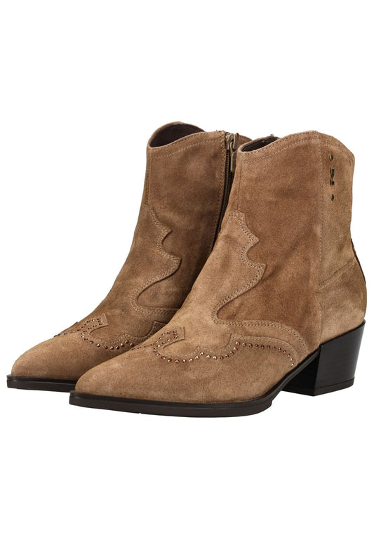 Nero Giardini Stiefelette Veloursleder Braun