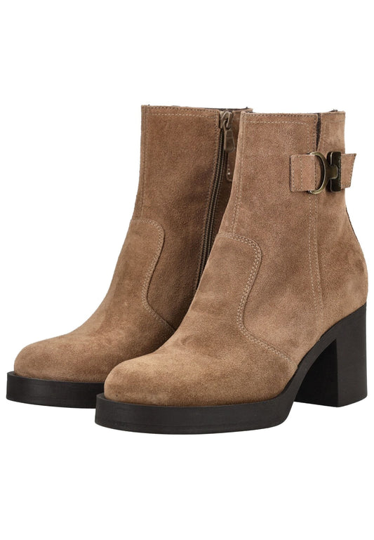 Nero Giardini Stiefelette Veloursleder Braun