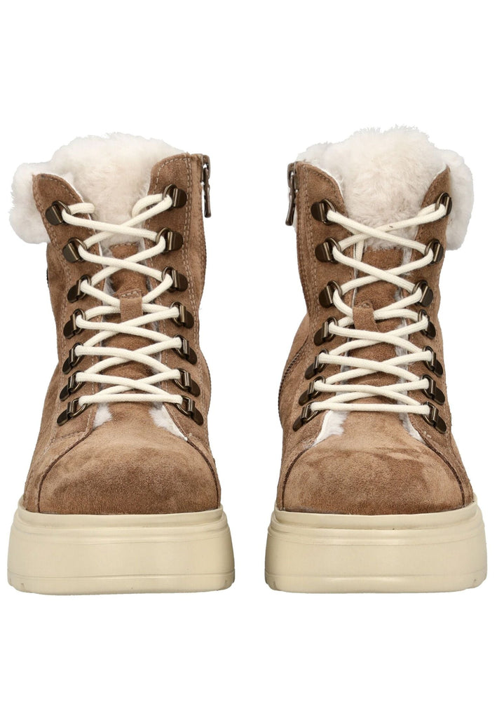 Nero Giardini Stiefelette Veloursleder Braun Warmfutter