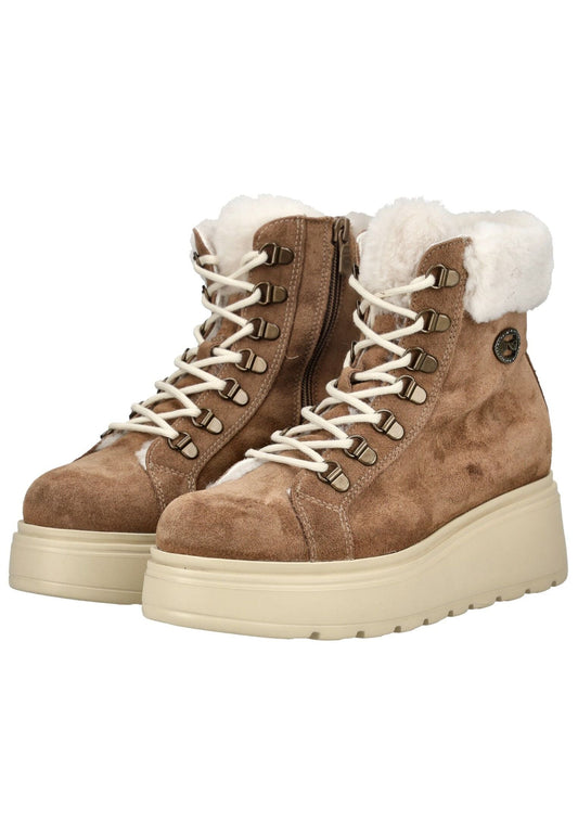 Nero Giardini Stiefelette Veloursleder Braun Warmfutter