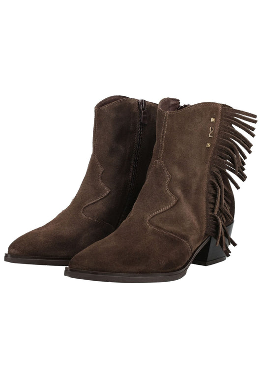 Nero Giardini Stiefelette Veloursleder Dunkelbraun