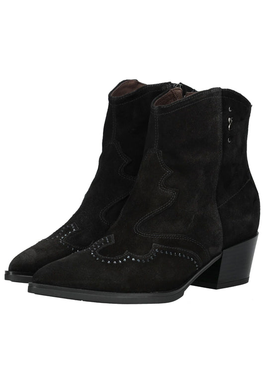 Nero Giardini Stiefelette Veloursleder Schwarz