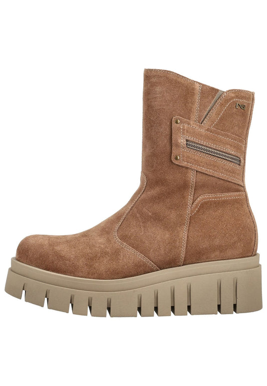 Nero Giardini Stiefelette Veloursleder/Textil Braun