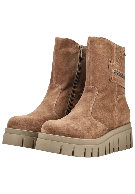 Nero Giardini Stiefelette Veloursleder/Textil Braun
