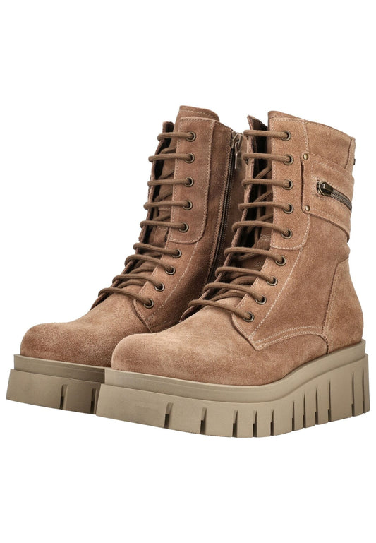 Nero Giardini Stiefelette Veloursleder/Textil Braun