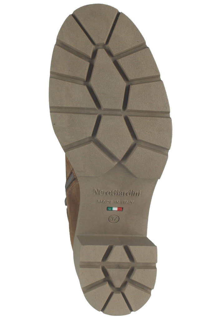 Nero Giardini Stiefelette Veloursleder/Textil Braun/Schwarz