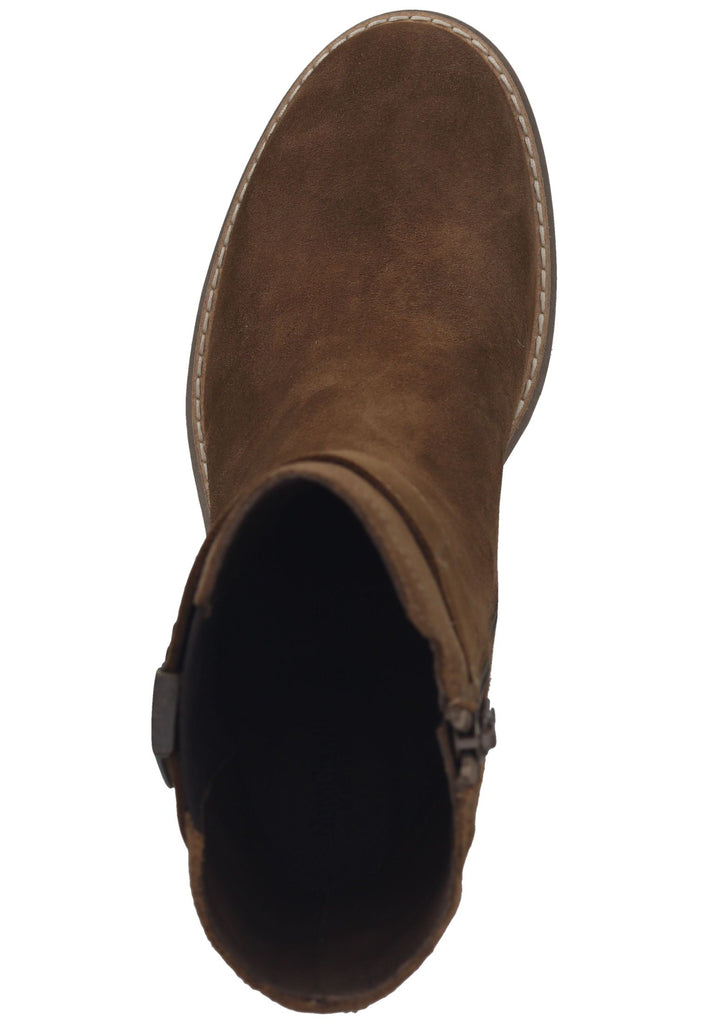 Nero Giardini Stiefelette Veloursleder/Textil Braun/Schwarz