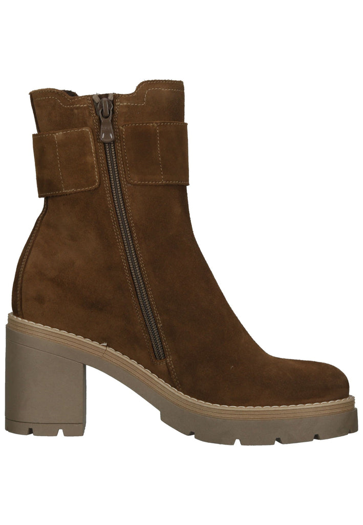 Nero Giardini Stiefelette Veloursleder/Textil Braun/Schwarz