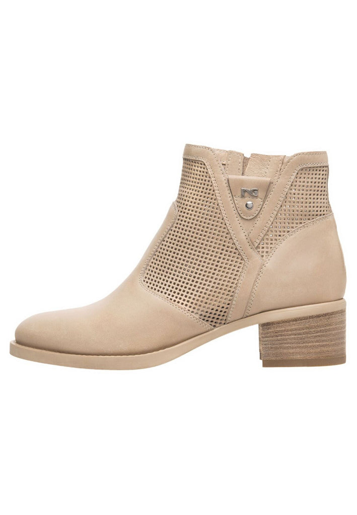 Stiefeletten Nero Giardini Stiefelette Leder Champagne
