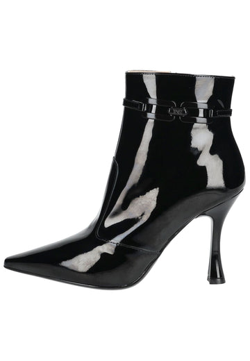 Stiefeletten Nero Giardini Stiefelette Leder Schwarz Lack