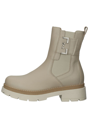Stiefeletten Nero Giardini Stiefelette Leder/Textil Beige