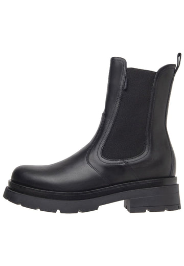 Stiefeletten Nero Giardini Stiefelette Leder/Textil Schwarz