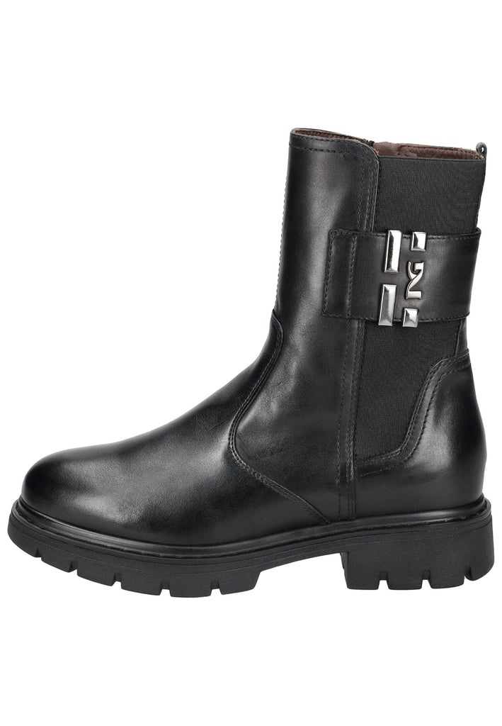 Stiefeletten Nero Giardini Stiefelette Leder/Textil Schwarz